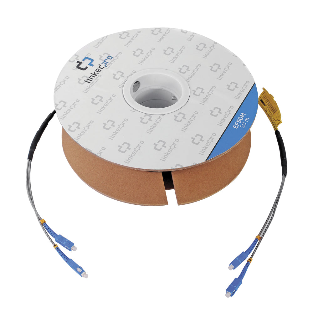 LinkedPRO EF-50M Cable de fibra óptica e InfiniBand SC Negro