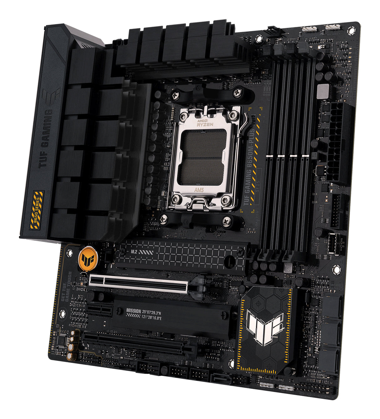 ASUS TUF GAMING B650M-PLUS WIFI AMD B650 Enchufe AM5 Micro ATX, DDR5-SDRAM, 128 GB, DIMM