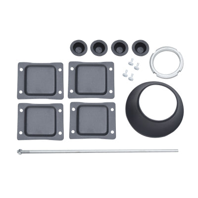 Syscom XGAPOLE-6M accesorio para cámara de seguridad Estuche y soporte, Exterior, Negro, XGA9011