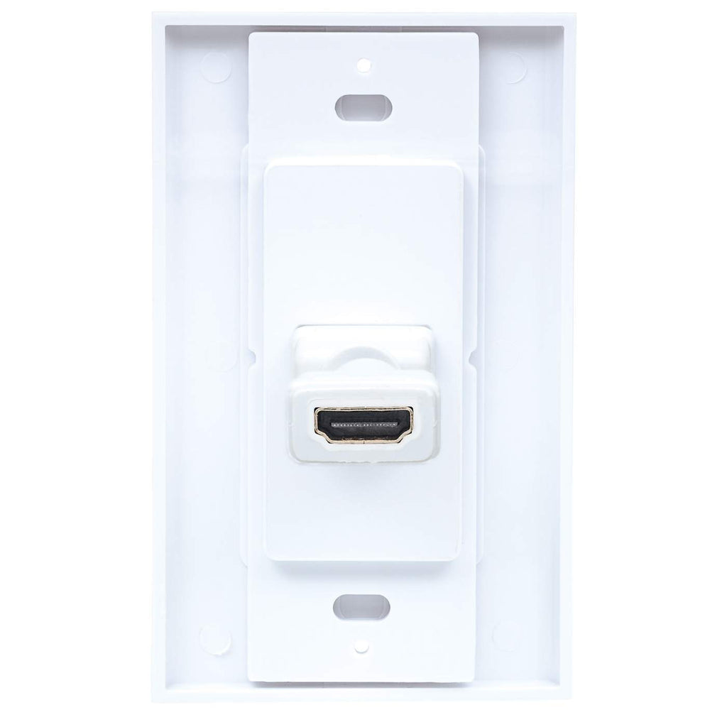 Manhattan Placa de pared HDMI de un puerto tomas de corriente HDMI 1 340 MHz Blanco
