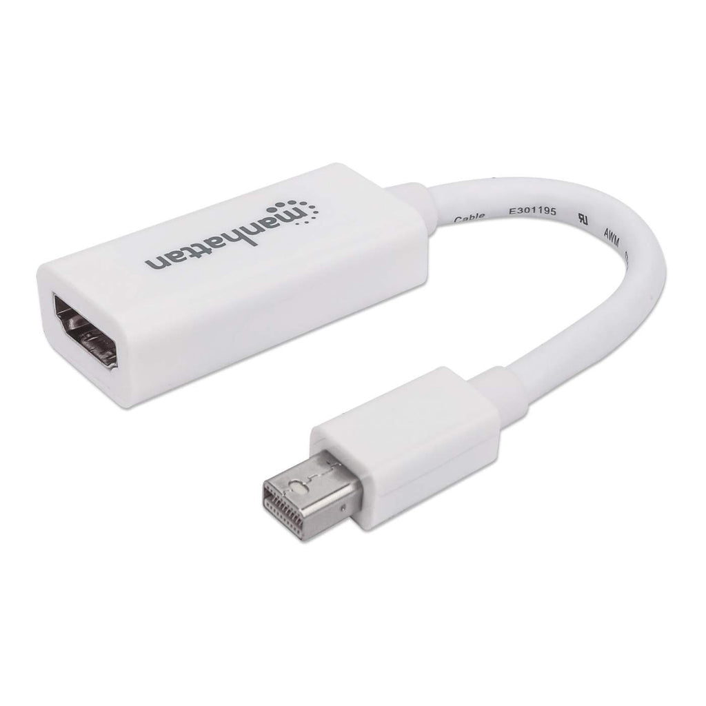 Manhattan Adaptador Pasivo de Mini DisplayPort a HDMI Cable Derecho Derecho Níquel 0,17 m