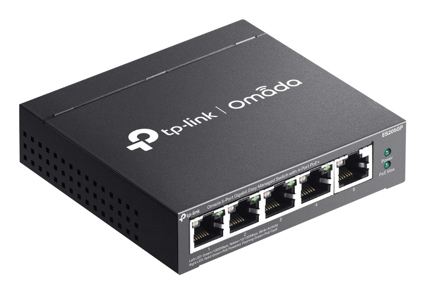 TP-Link Omada ES205GP dispositivo de redes Gestionado Si Si 5