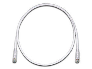 Cable de red Panduit UTPSP3GYY RJ-45 (M-M). Cat 6A, 3 metros, Color Blanco.