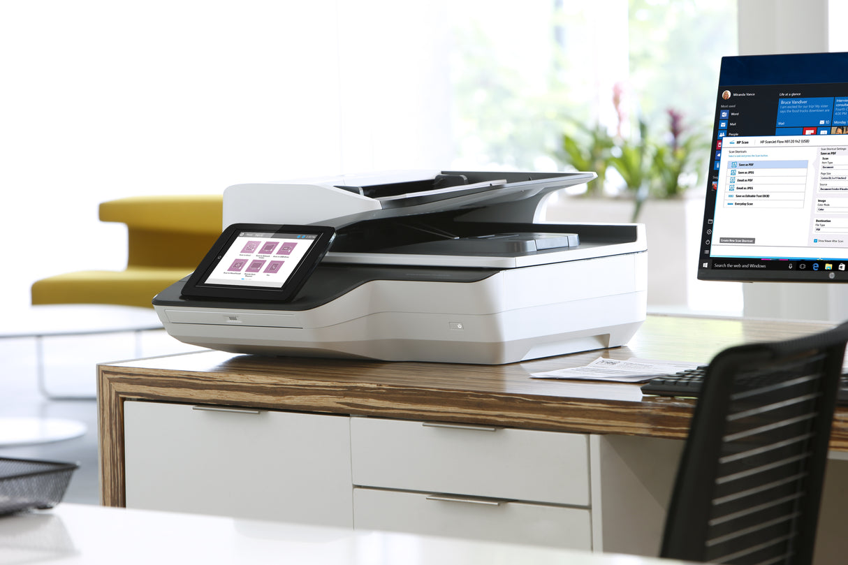 HP ScanJet Enterprise Flow N9120 fn2 Escáner de cama plana 600 x 600 DPI A3 Negro, Blanco, 297 x 432 mm, 120 ppm, 120 ppm