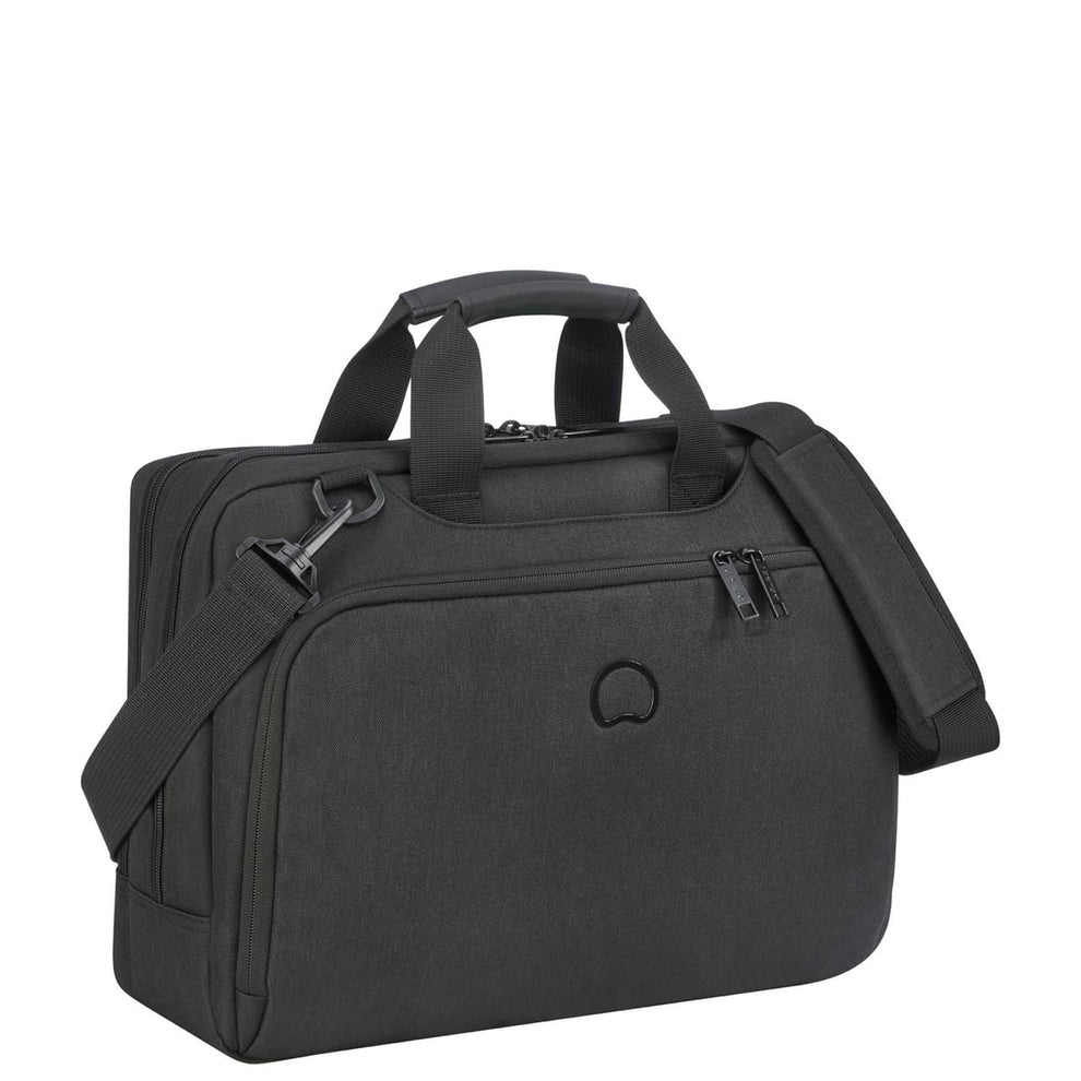 DELSEY MALETIN ESPLANADE TELA 15.6 PULG. NEGRO 2 COMPARTIMENTOS