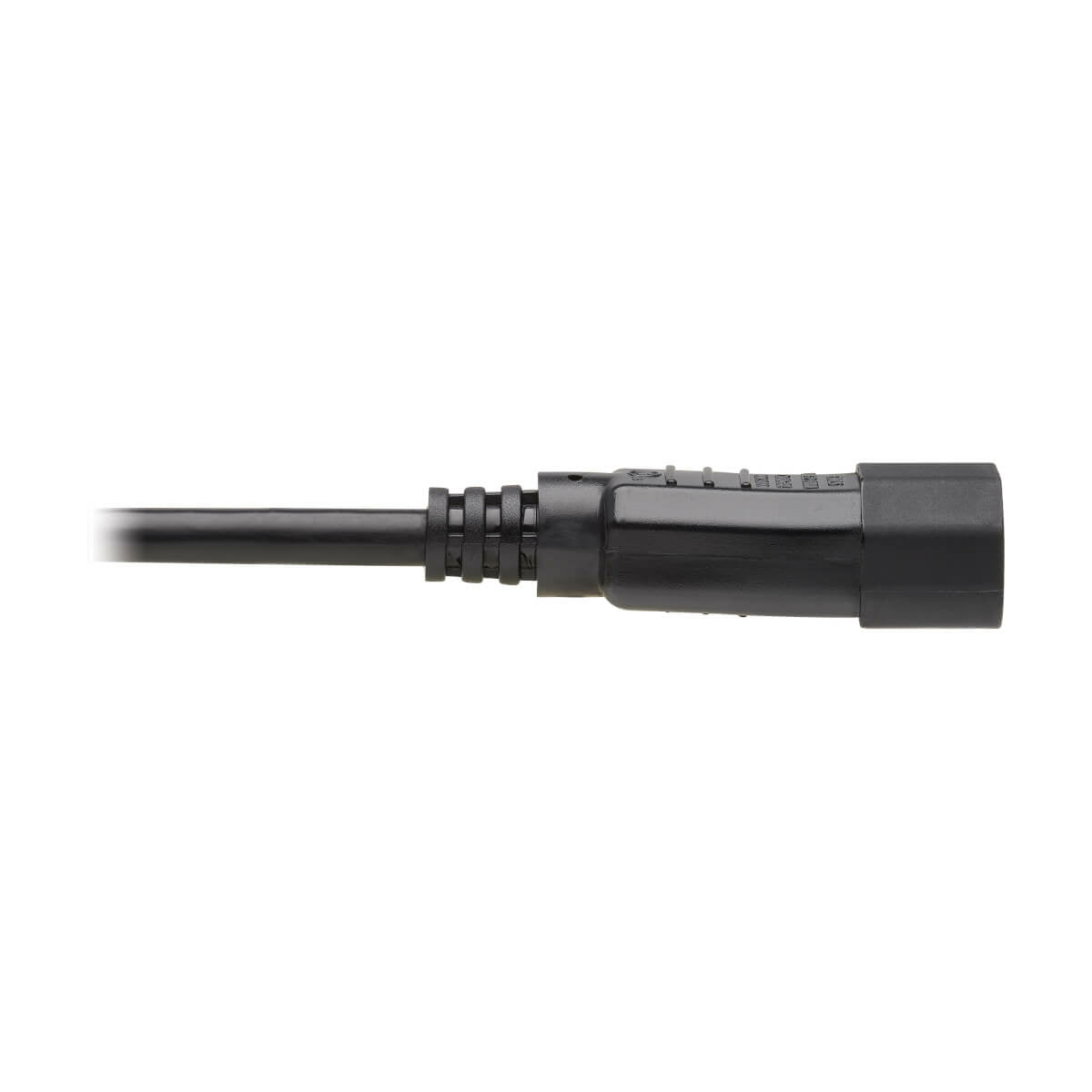 Tripp Lite P002-002 Cable Adaptador de Alimentación Universal de CA, 13A, 16 AWG (IEC-320-C14 a NEMA 5-15R), 0.61 m [2 p