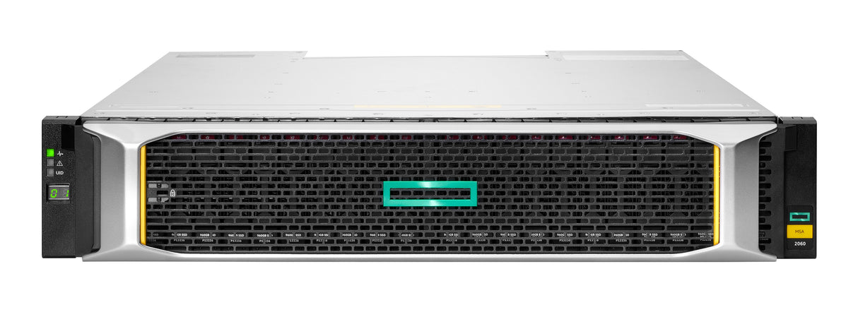 HPE MSA 2060 16Gb Fibre Channel SFF Storage, HDD+SSD, Bastidor (2U), Plata