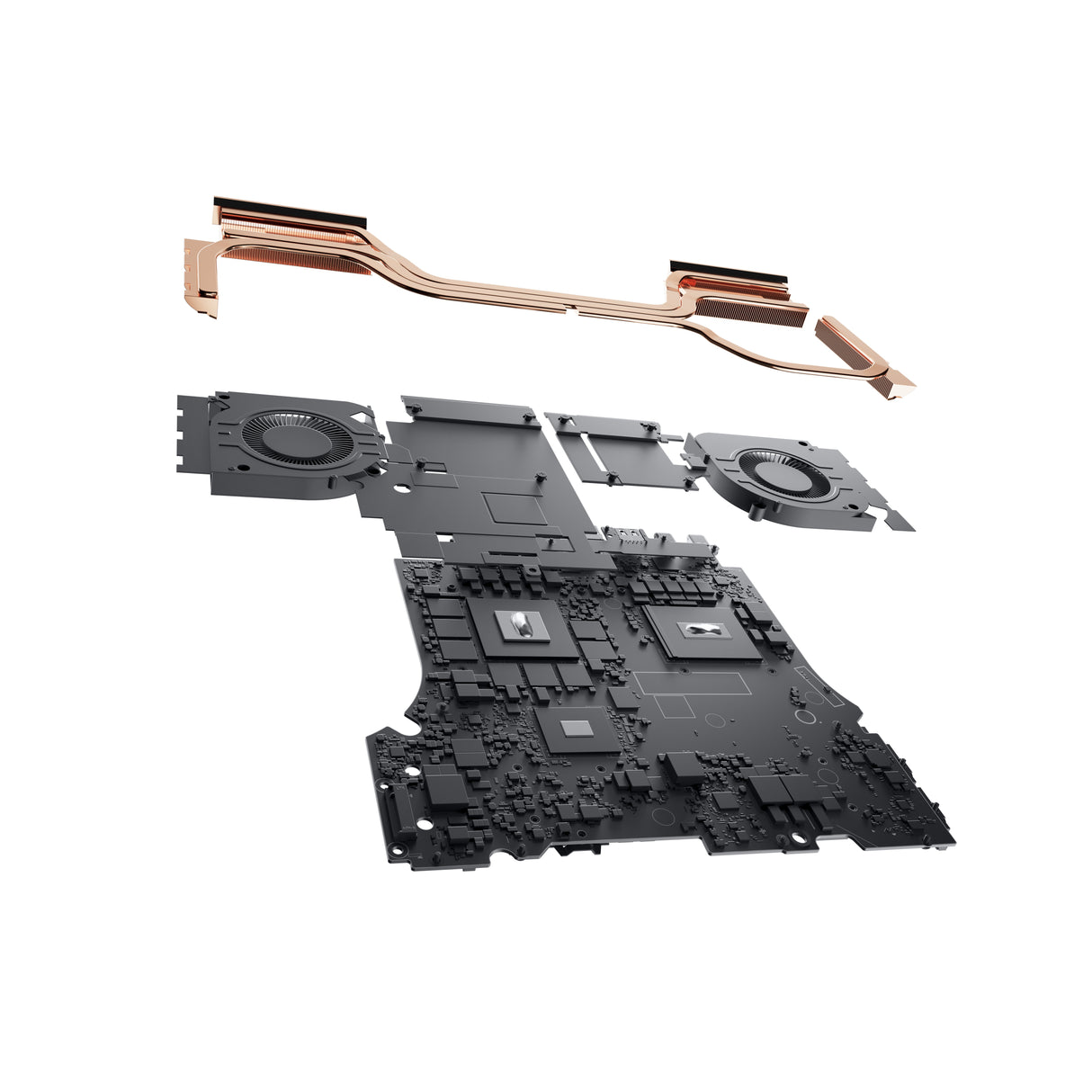 Alienware m16 R1 Laptop Dark Metallic Moon Portátil Negro Concha