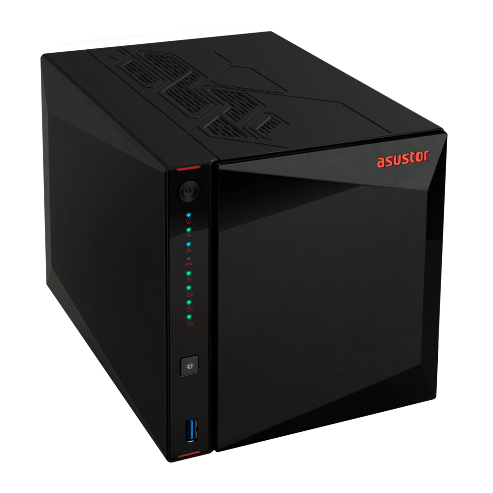 Asustor AS5404T servidor NAS o de almacenamiento Intel® Celeron® N5105 4 GB DDR4 0 TB ADM Negro