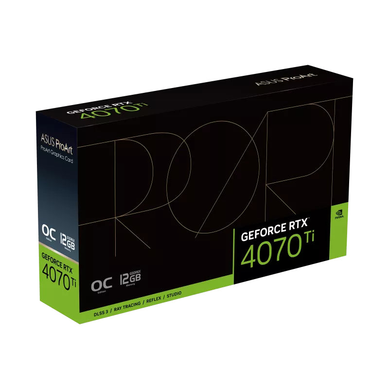 ASUS PROART-RTX4070TI-O12G tarjetas gráficas Si 7680 NVIDIA GeForce RTX 4070 Ti