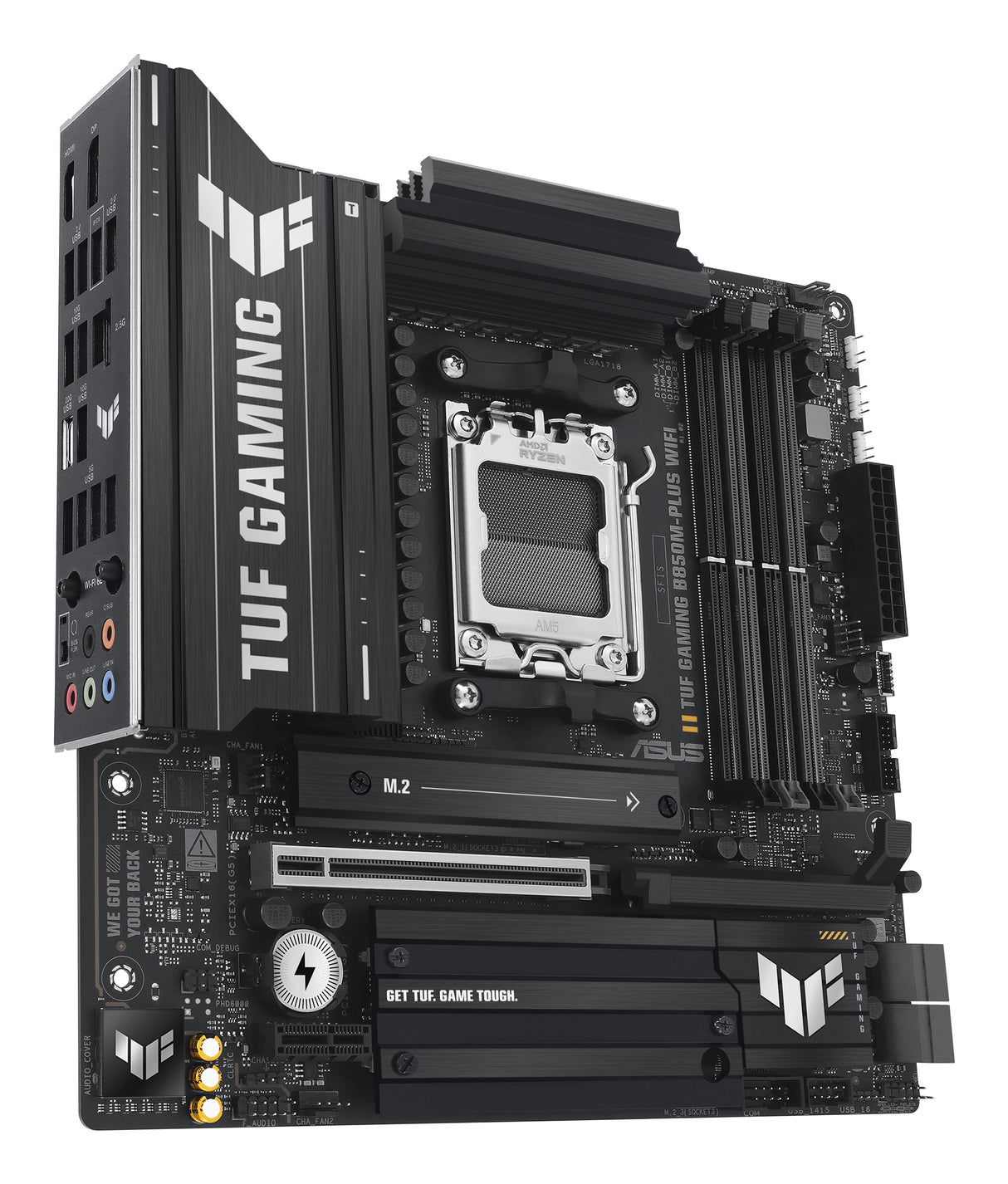 ASUS TUF GAMING B850M-PLUS WIFI placas base AMD Zócalo AM5 Zócalo AM5 DDR5-SDRAM