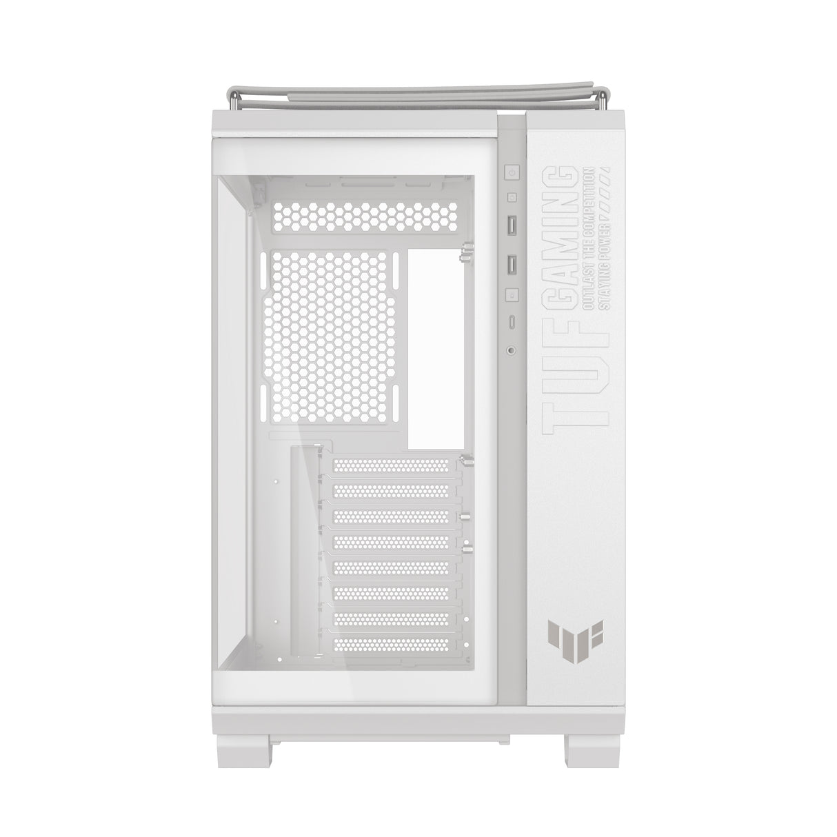 ASUS TUF Gaming GT502 Horizon carcasas ordenador Midi Tower PC Blanco ATX, micro ATX, Mini-ITX