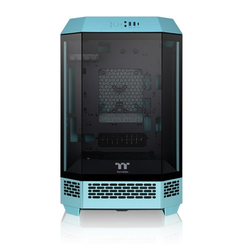 Thermaltake 300 Turquoise Micro Tower Turquesa, Micro ATX, Mini-ATX, SPCC