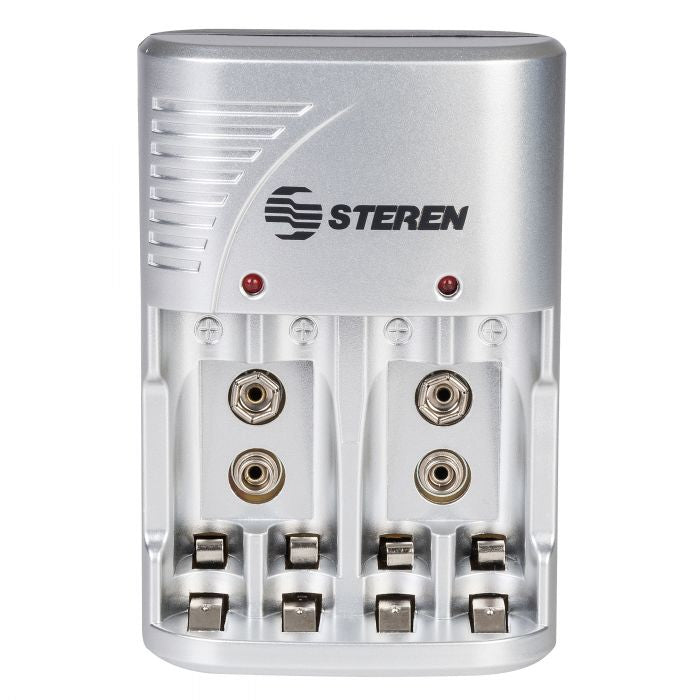 Steren CRG-020 cargador de batería Corriente alterna, 4 pieza(s), Pilas incluidas