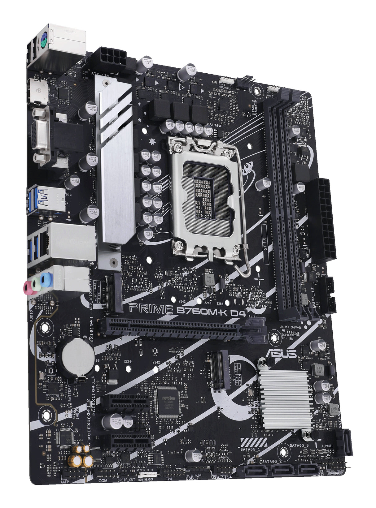 ASUS PRIME B760M-K D4 placas base Intel LGA 1700 LGA 1700 DDR4-SDRAM