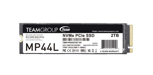 Team Group MP44L TM8FPK002T0C101 unidad interna de estado sólido 2 TB M.2 PCI Express 4.0 NVMe, 4800 MB/s