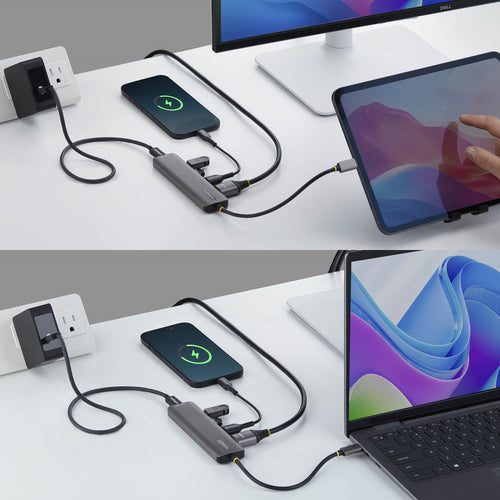 StarTech.com Mini Dock USB-C A HDMI - Adaptador Multipuertos Tipo C - PD de 140W - 4K 60Hz - Hub USB 10Gbps - Para MacBo