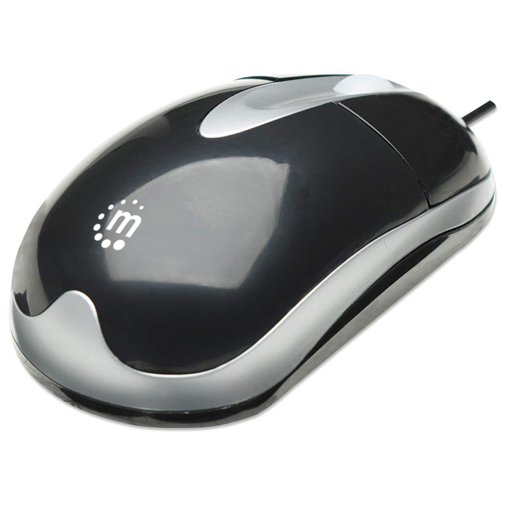 Manhattan Mouse Óptico Clásico - MH3 Ratón 1 Oficina USB tipo A Óptico