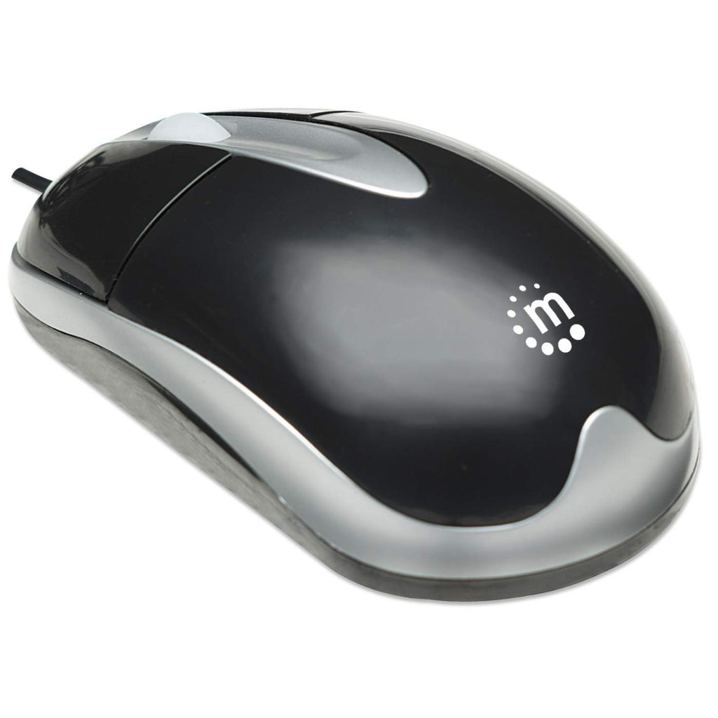 Manhattan Mouse Óptico Clásico - MH3 Ratón 1 Oficina USB tipo A Óptico