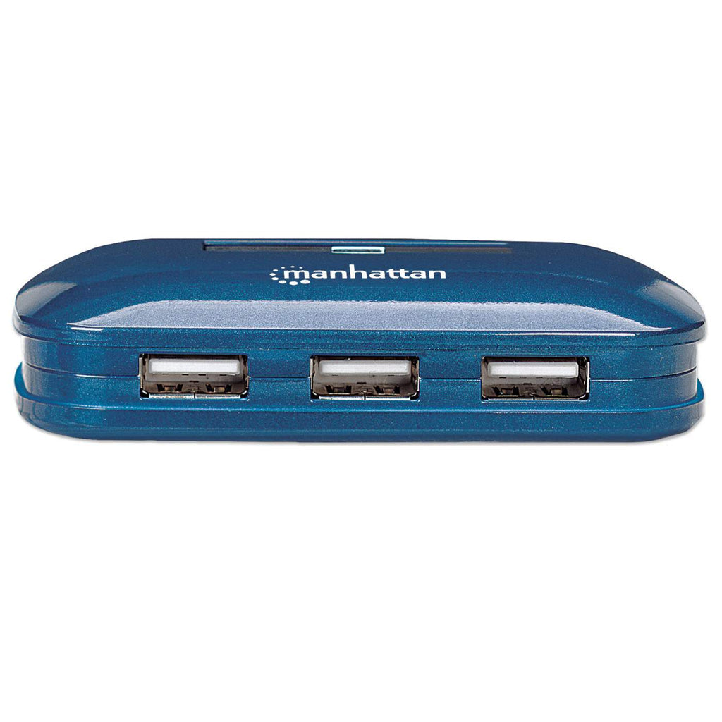 Manhattan Hub USB de Alta Velocidad 2.0 hubs de interfaz USB 2.0 USB 3.2 Gen 1 (3.1 Gen 1) Type-A 7 7