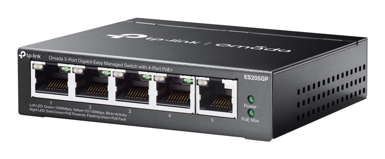 TP-Link Omada ES205GP dispositivo de redes Gestionado Si Si 5