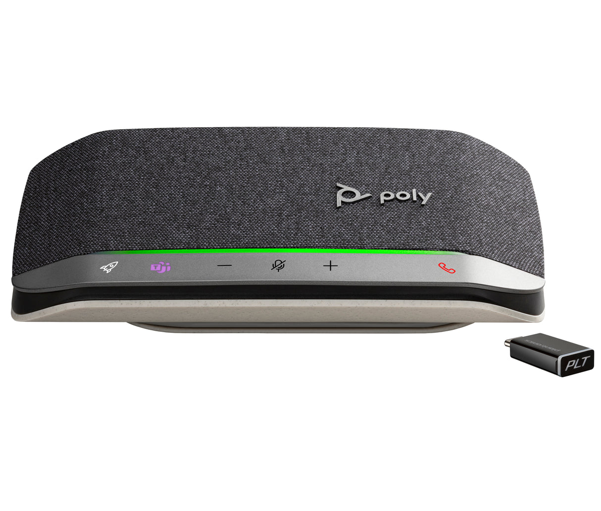 HP Poly Altavoz manos libres Poly Sync 20+ USB-C con certificación para Microsoft Teams altavoz Teléfono móvil/PC Plata Si Si