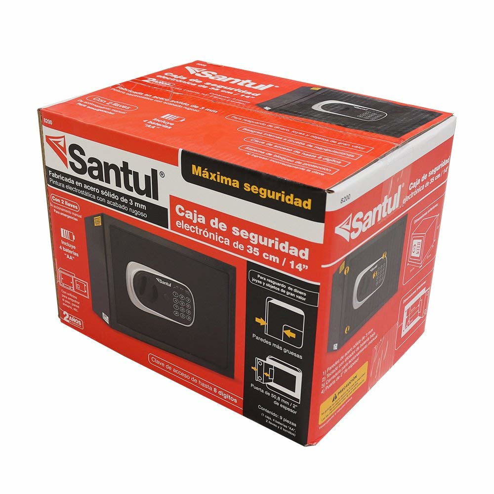 Caja de seguridad santul 25x35x25cm
