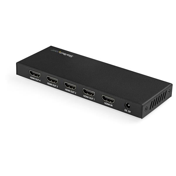 StarTech.com Splitter HDMI de 4 Puertos - 60Hz divisores de vídeo HDMI 4x HDMI 2.0 4