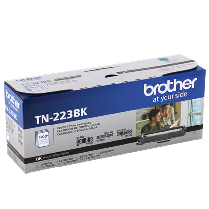 Brother TN-223BK Cartucho de Tinta 1 pieza(s) 1400 páginas Original Negro
