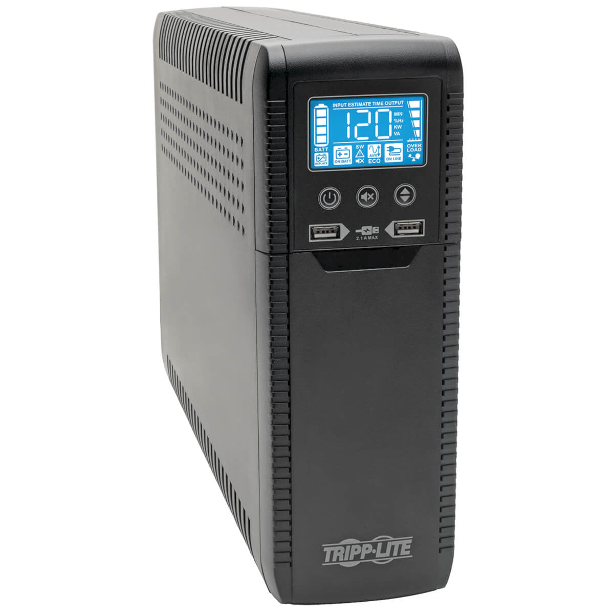 Tripp Lite ECO1300LCD UPS Interactivo con USB y 10 tomacorrientes - 120V, 1300VA, 720W, 50Hz / 60Hz, AVR, Serie ECO, ENE
