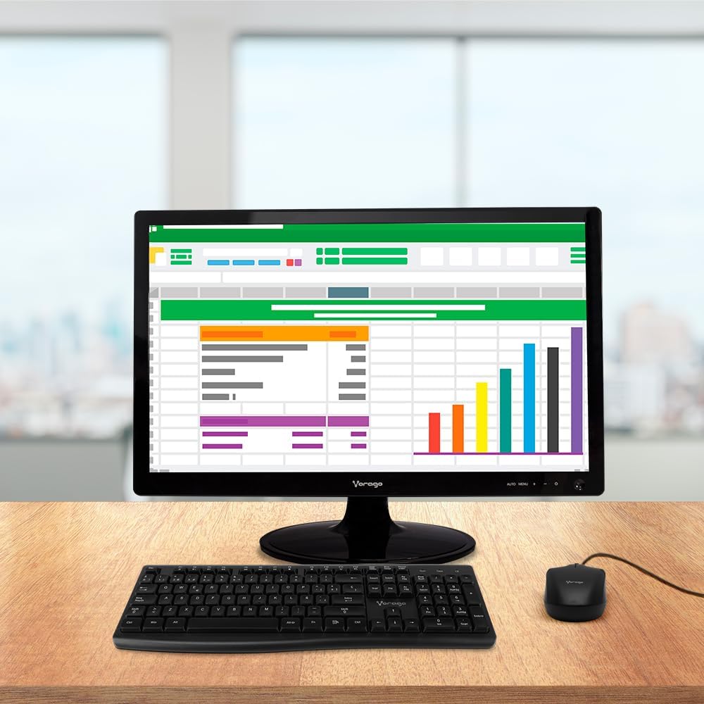 Monitor Vorago Led 21.5" W21-300 Fhd Resolucion 1920X1080