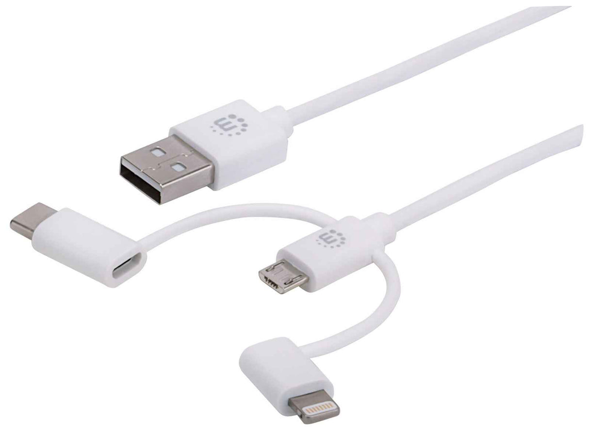 Manhattan 353434 Cable USB 2.0 USB A Micro-USB B Macho/Macho