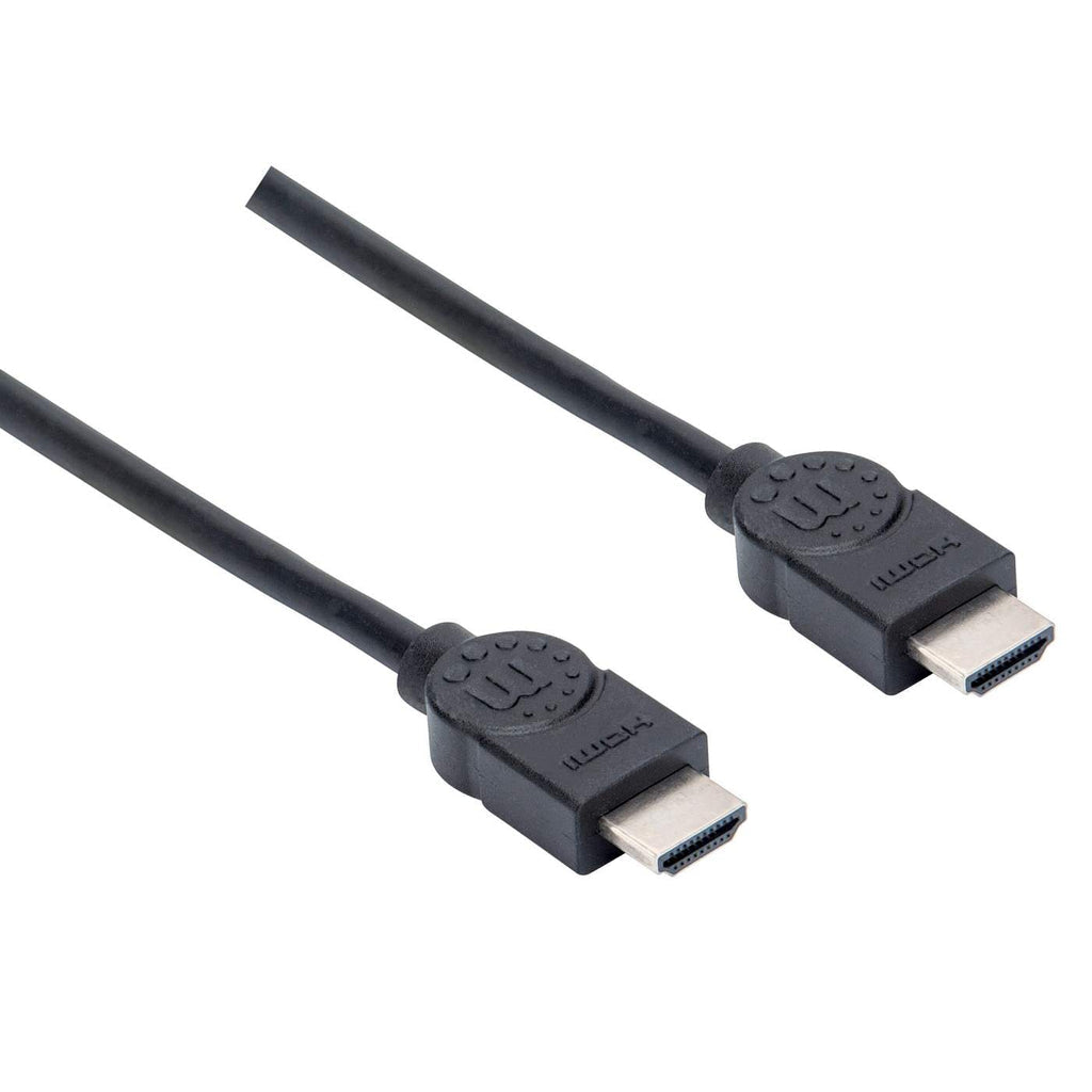 Manhattan Cable HDMI 4K@30 Hz, 1,5 m, compatible con 1080p y la mayoría de usos 4K (compruebe las especificaciones 4k de