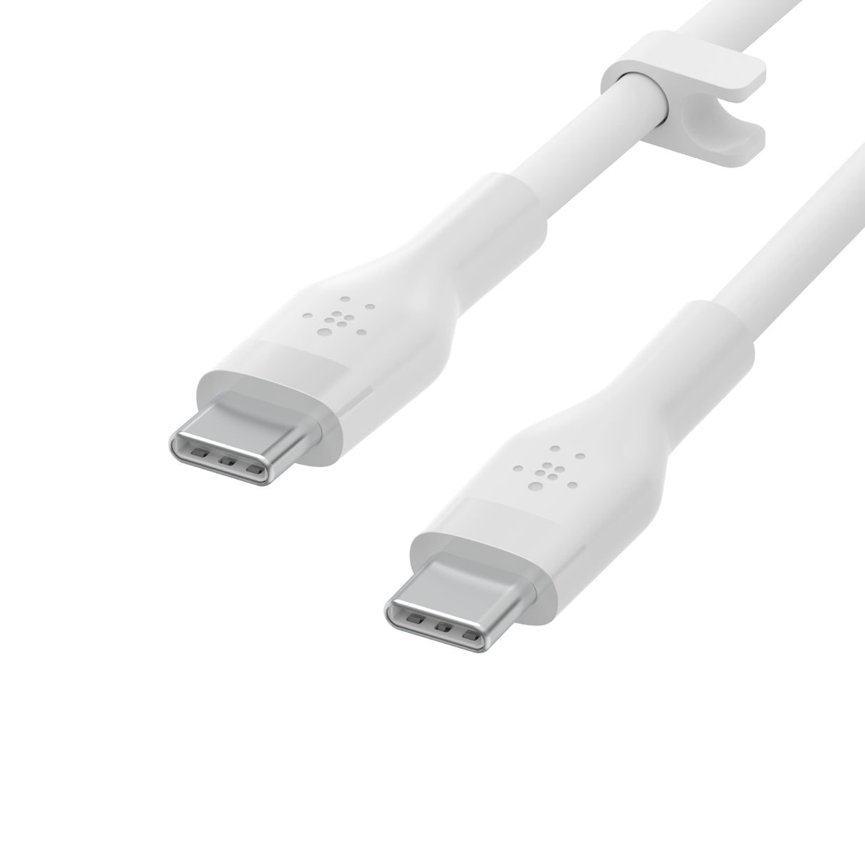 CABLE DE SILICON TIPO C, 2M, 2PK, NEGRO