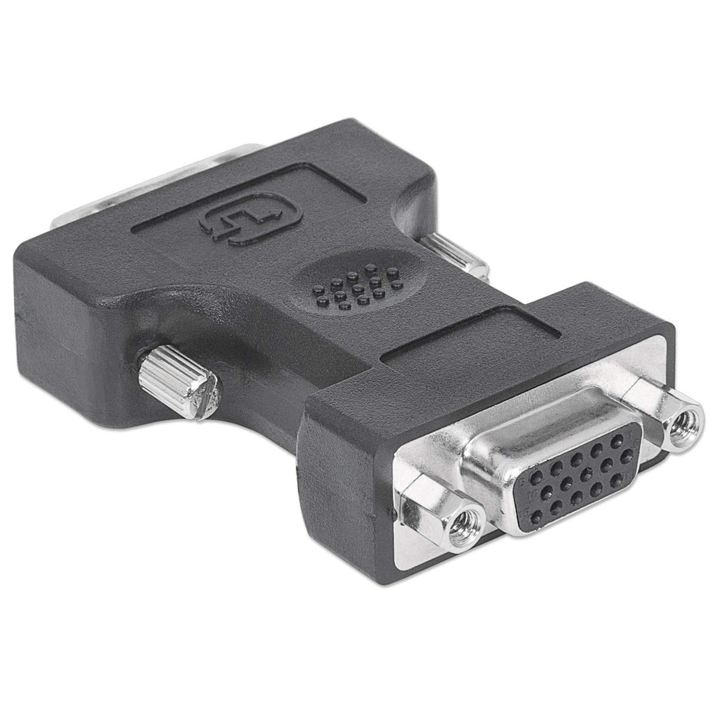 Manhattan Adaptador de Vídeo Digital Cable DVI-I VGA Macho Hembra
