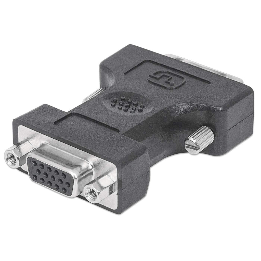 Manhattan Adaptador de Vídeo Digital Cable DVI-I VGA Macho Hembra