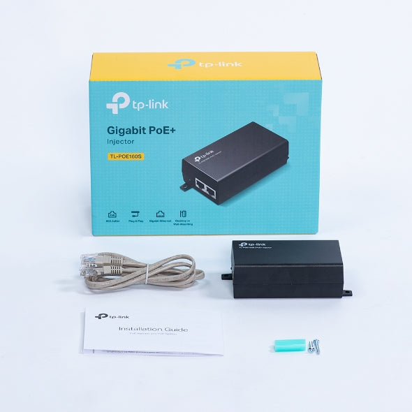 TP-Link Omada POE160S adaptador PoE Gigabit Ethernet, 100, 1000 Mbit/s, 10/100/1000