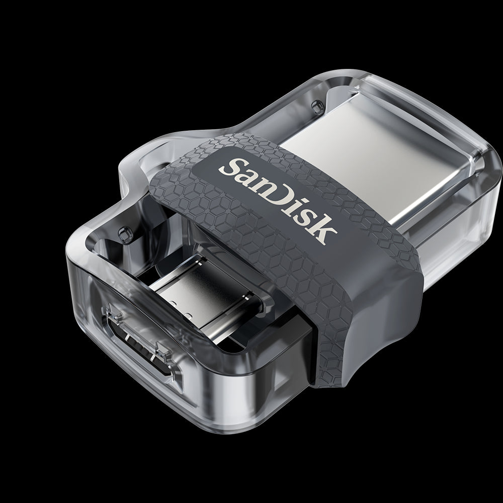 MEMORIA FLASH SANDISK ULTRA DUAL USB DRIVE 128GB 3.0, TRANSFERENCIA 150MB/S, CONECTOR MICRO-USB