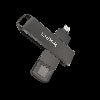Memoria Flash SanDisk iXpand 64GB Lightning-USB C, 150MB/s Transferencia, 3.3"x0.5"x1"