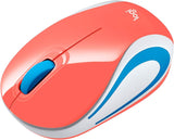 Mouse Óptico Logitech M187 Mini Inalámbrico 1000 DPI, Coral - 910-005362 FullOffice.com 