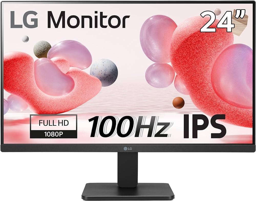 Monitor LG 23.8" LED 24MR400-B Resolución 1920 x 1080 FHD Panel IPS