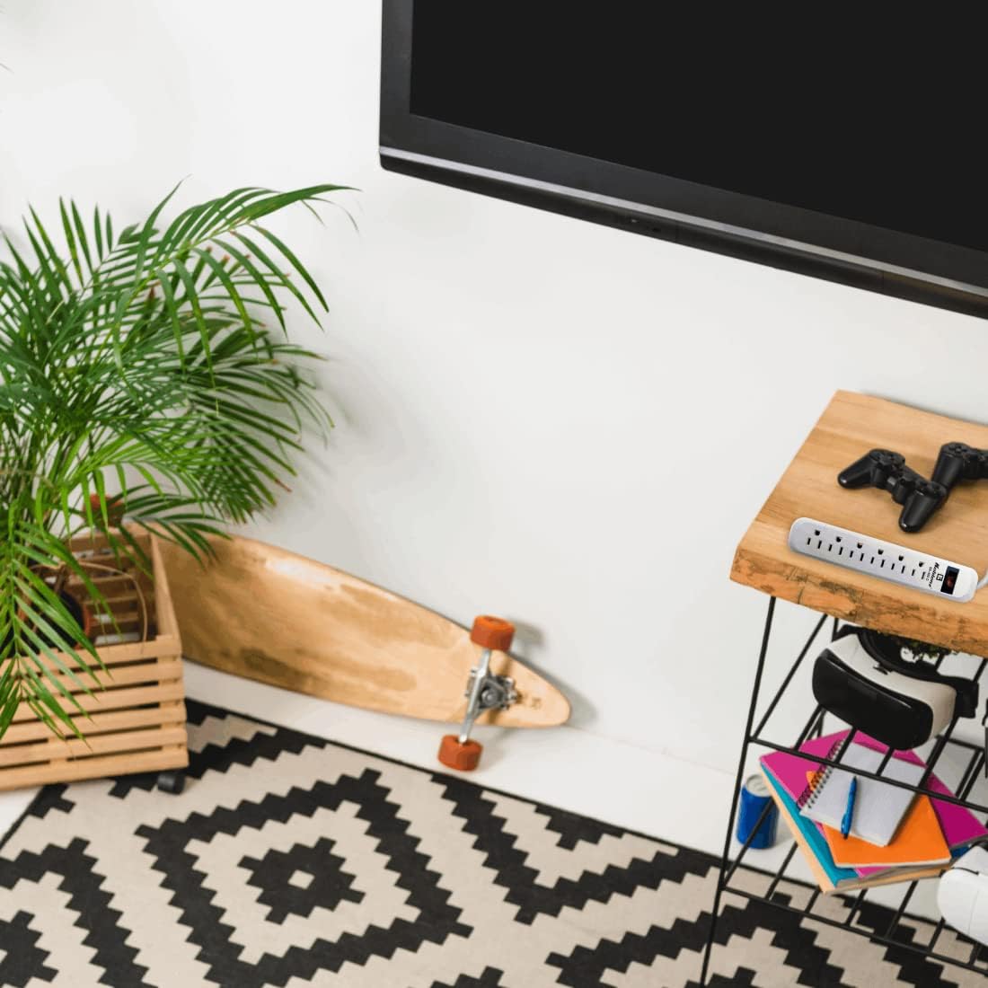 Supresor de Picos - Koblenz SS-460-C, 460 Joules, 6 Contactos Aterrizados Switch ON/OFF - SKU: 00-5342-00-1 FullOffice.com