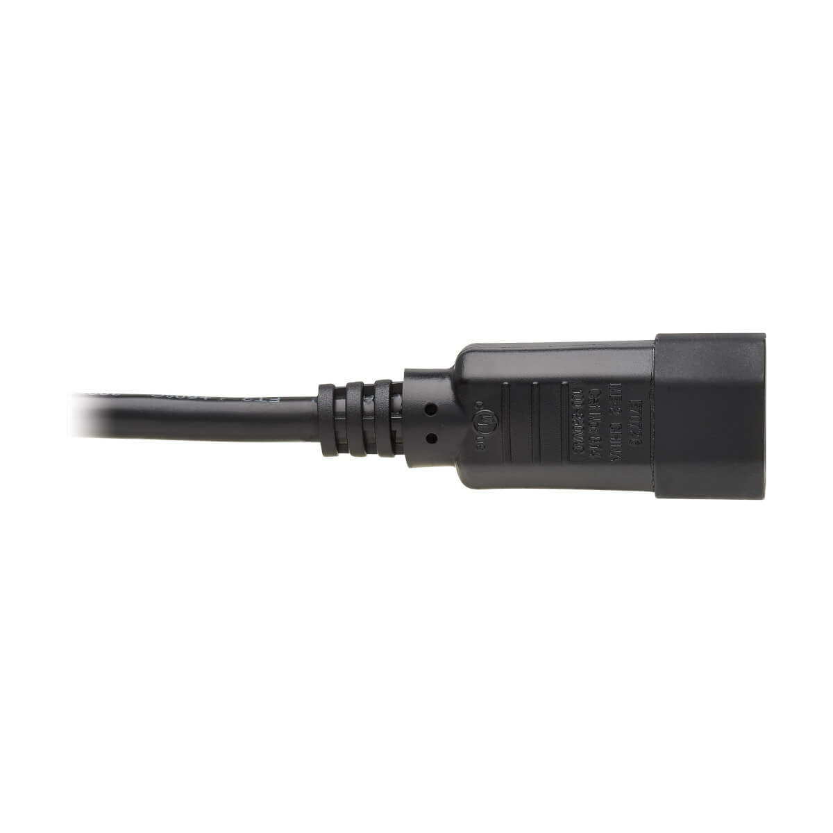 Tripp Lite P002-002 Cable Adaptador de Alimentación Universal de CA, 13A, 16 AWG (IEC-320-C14 a NEMA 5-15R), 0.61 m [2 p