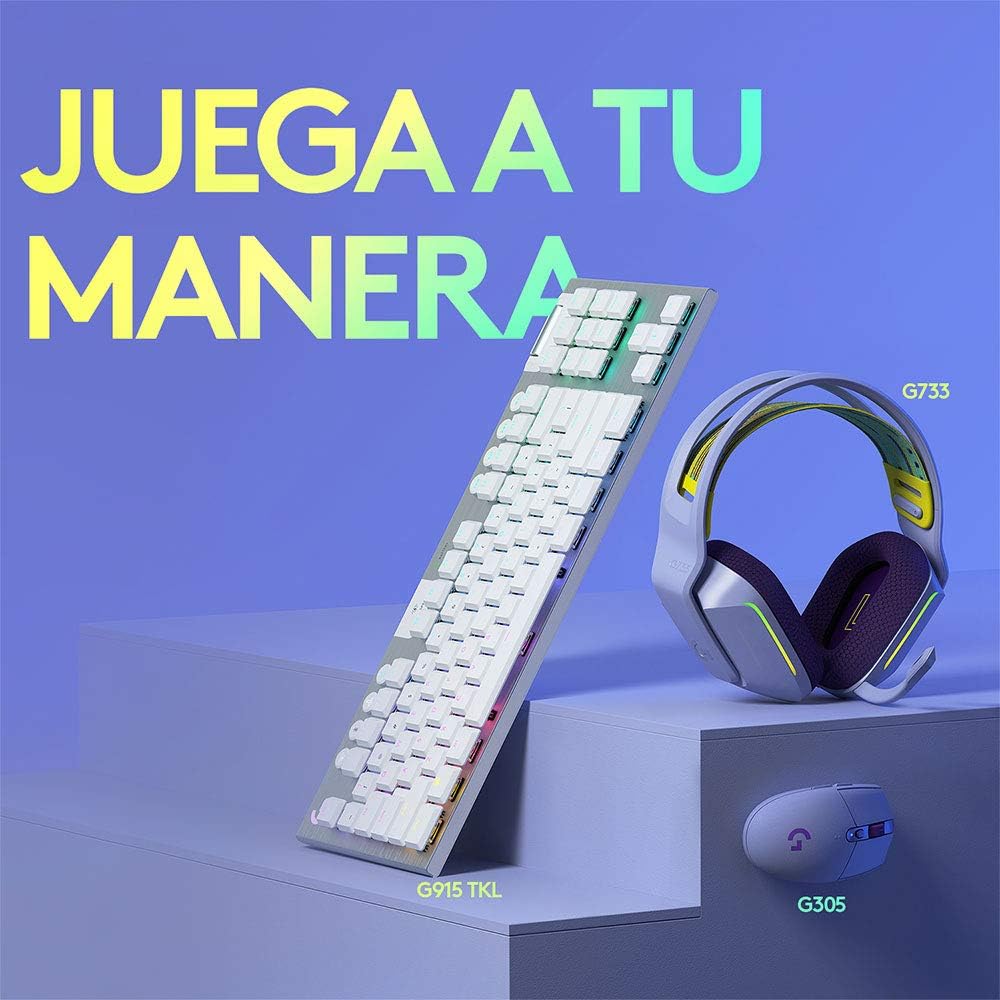 Mouse Lightspeed Gaming Logitech G305 Inalámbrico, Sensor Hero, 6 Botones, Lila - 910-006377 FullOffice.com