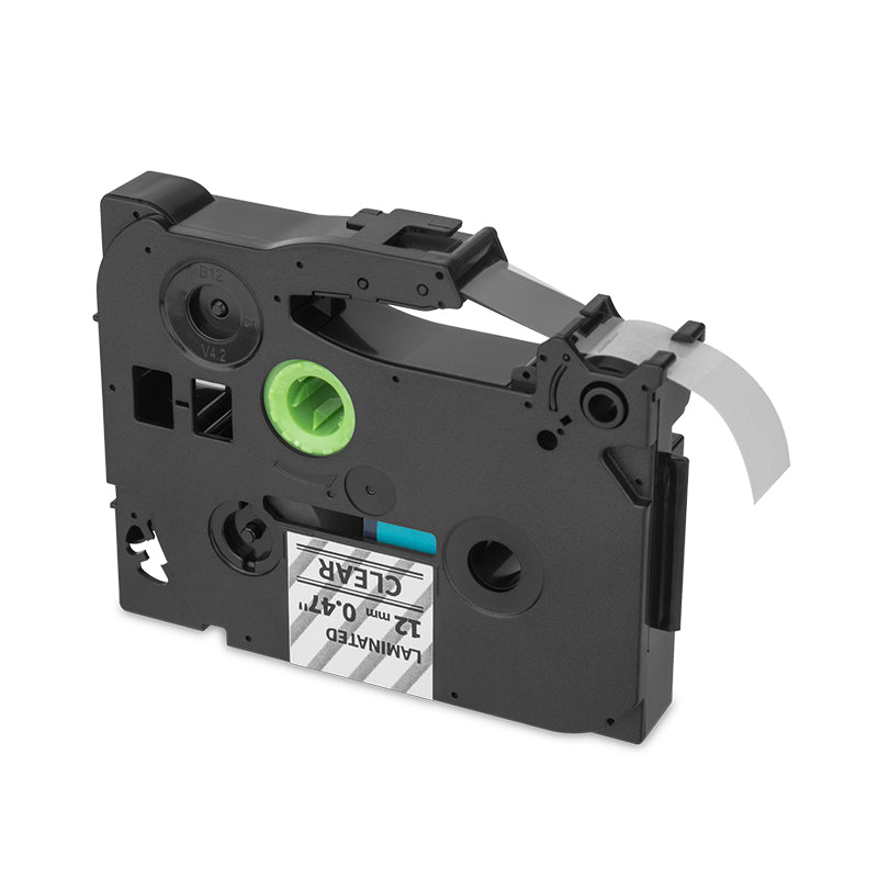 Qian QZe-131 cinta para impresora de etiquetas Negro sobre transparente TZe, P-Touch labelers that print on 12mm TZe lab