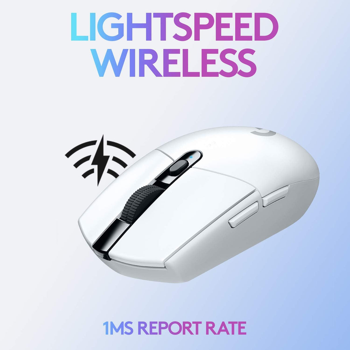 Mouse Lightspeed Gaming Logitech G305 Inalámbrico, Sensor Hero, 6 Botones, Blanco - 910-005290 FullOffice.com