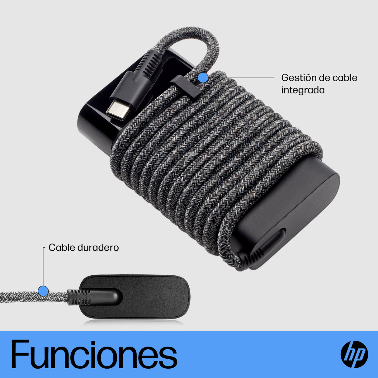 HP Cargador para portátil USB-C de 65 W HP adaptadores e inversores de corriente Portátil Interior 90 V 1.6 A