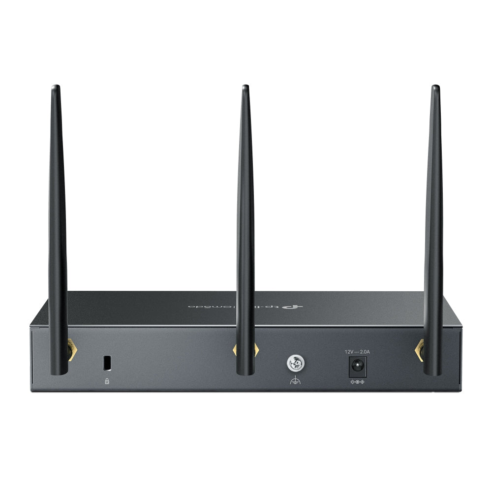 TP-Link Omada ER706W router inalámbrico Gigabit Ethernet Doble banda (2,4 GHz / 5 GHz) Negro, Enrutador de escritorio / poste