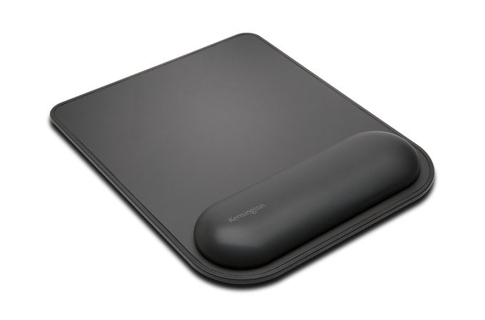 Kensington Alfombrilla reposamuñecas para ratón ErgoSoft™ Ratón Monocromo Gel Si Negro