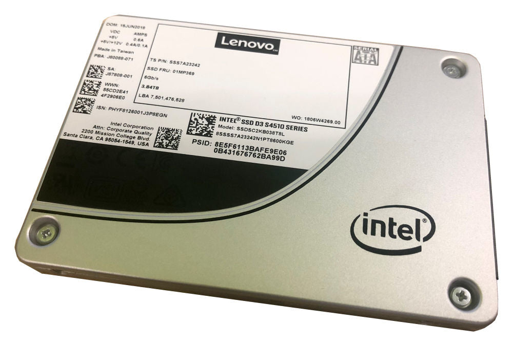 Lenovo 4XB7A10249 unidad interna de estado sólido 960 GB 2.5" Serial ATA III, 560 MB/s, 6 Gbit/s